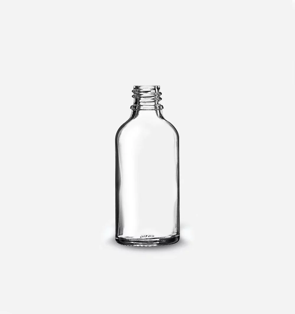 Goutte verre transparent din18 50ml