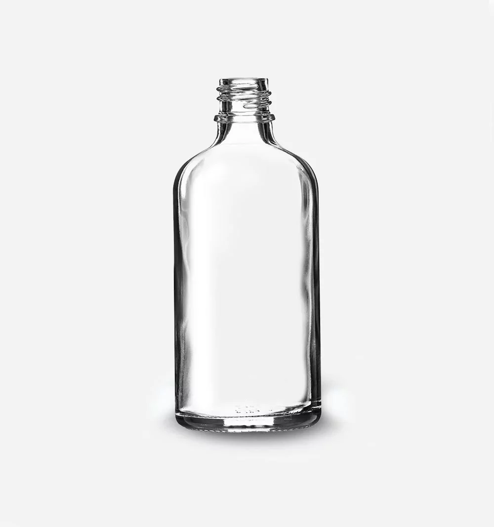 Goutte verre transparent DIN18 100ML