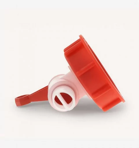 Bouchon Robinet DIN61 Rouge et Naturel 2