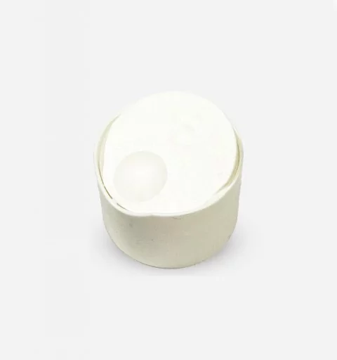 Capsule Disctop 24/410 Blanche Mat Double Jupe vu dessus vu dessus