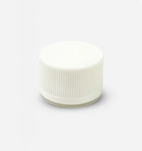 Capsule Vistop PP28 Blanche Striée JT PE Modèle Bormioli