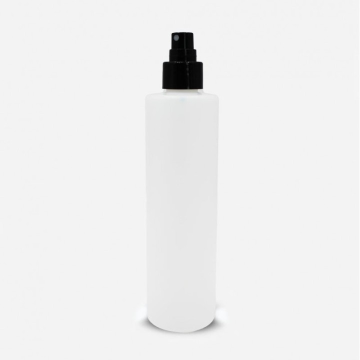 Bouillotte pehd nat 250ml avec pompe spray noir monté