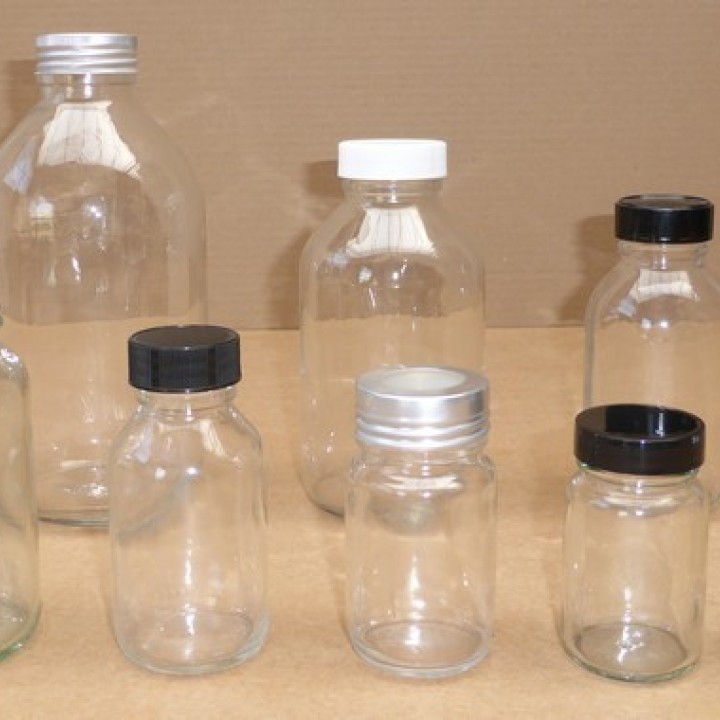Poudrier verre