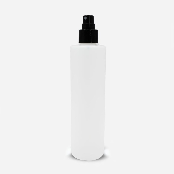Bouillotte pehd nat 250ml avec pompe spray noir monté