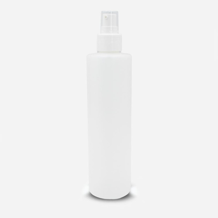 Bouillotte pehd nat 250ml avec pompe creme blanche monté