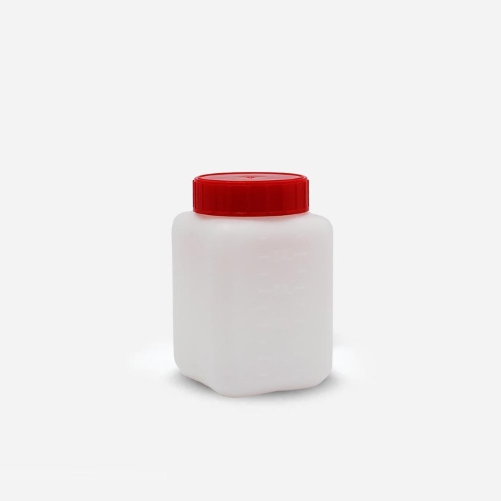 Carré LO Gradué PEHD 500ml