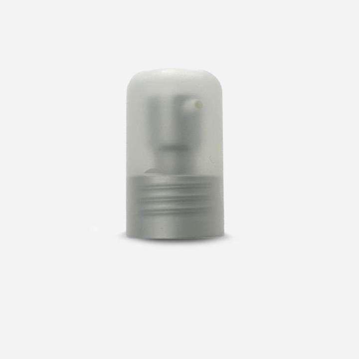 Pompe crème argent mat 24 410 avec capot virage monté