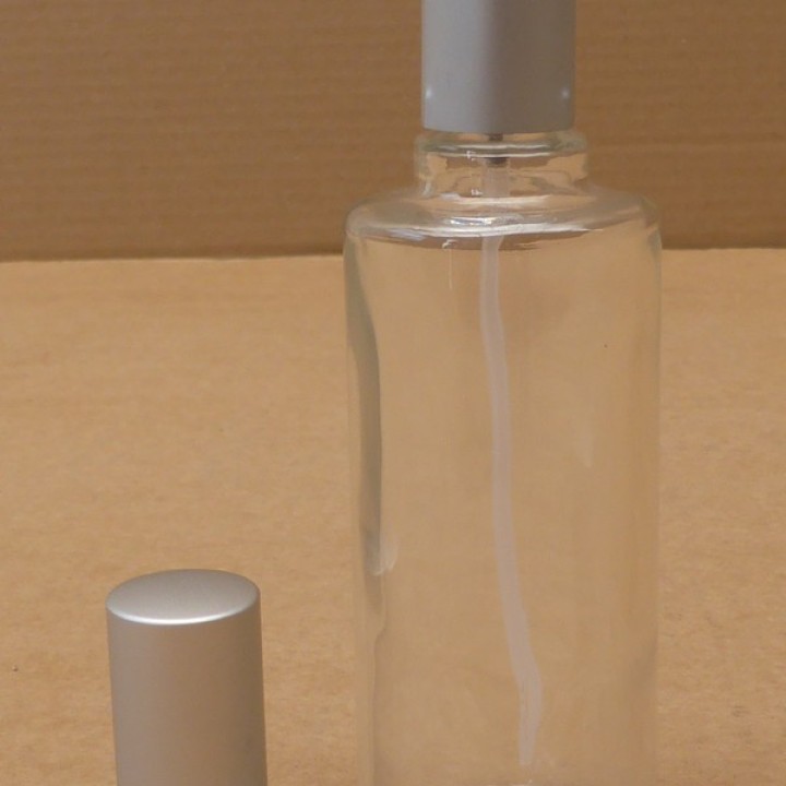 Flacon Bouillotte Ronde Euro en verre - parfumerie et cosmétique