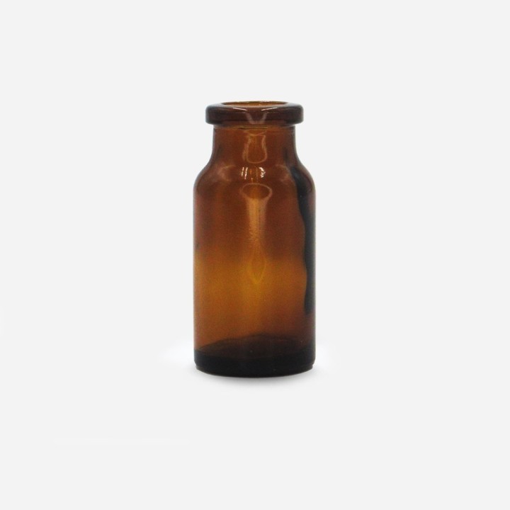 Flacon Antibiotique verre jaune