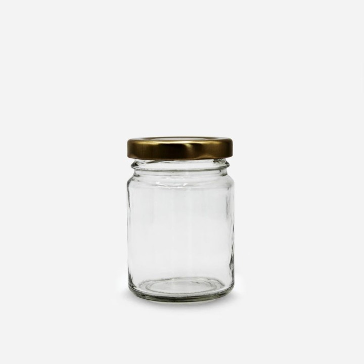 Pot TO Verre 228ml TO63 couvercle doré