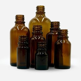 Flacon goutte verre jaune din18, Flacon en verre jaune pour Aromathérapie, Cosmétique