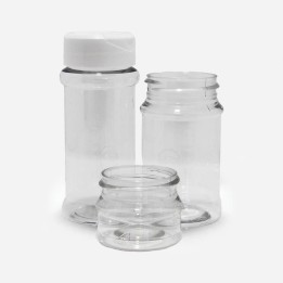 Pot à épices en PET cristal