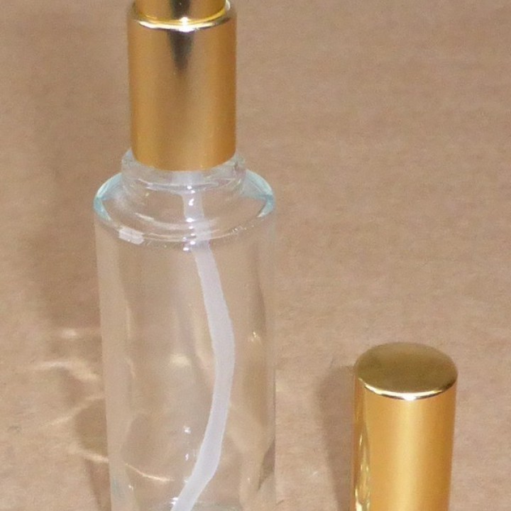 Flacon Bouillotte Ronde Euro en verre - parfumerie et cosmétique