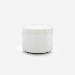 Pots Ariana en PP blanc pour cosmétique, aromathérapie, alimentaire