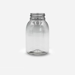 Flacon Nevil Round Pet Cristal SP43 , cosmétique et alimentaire