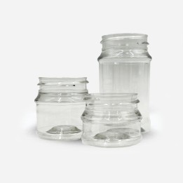 Pot PET cristal Forme Haute