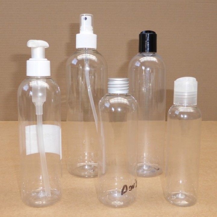 Flacon Douceur plastique PET cristal transparent