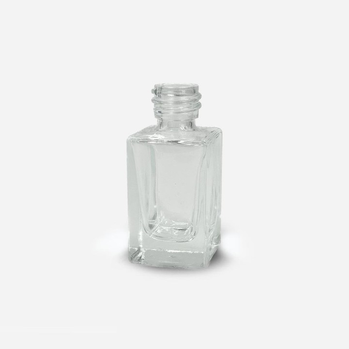Flacon KLEE verre transparent  18-415 – Flacon carré cosmétique