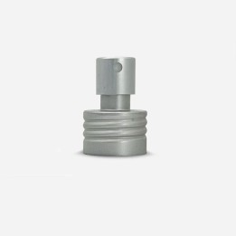 Pompe Spray 24/410 Aluminium Argent Mat – Diffuseur cosmétique haut de gamme