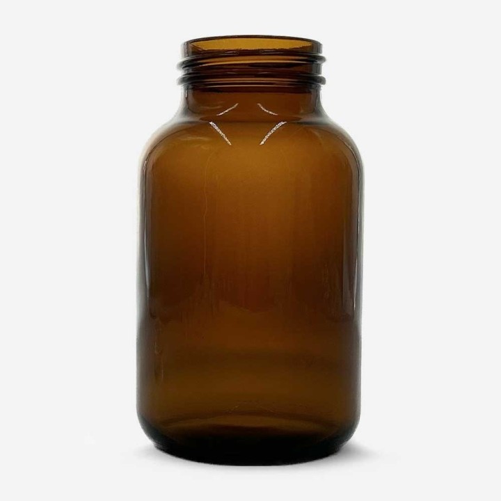 Poudrier rond LO verre Jaune