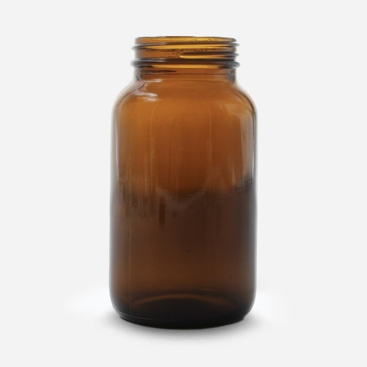 Poudrier rond LO verre Jaune