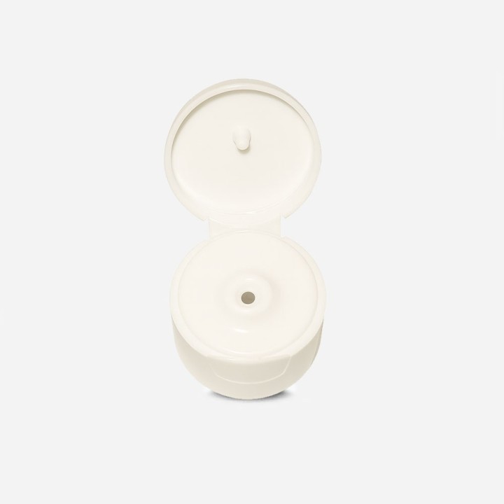 Capsule Charnière 24 410 Blanche Trou2mm ouverte