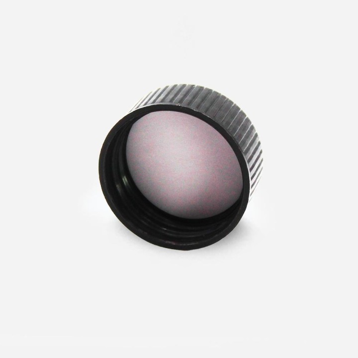Capsule PP28 Noire Striée JT Téflon PTFE Forme Basse