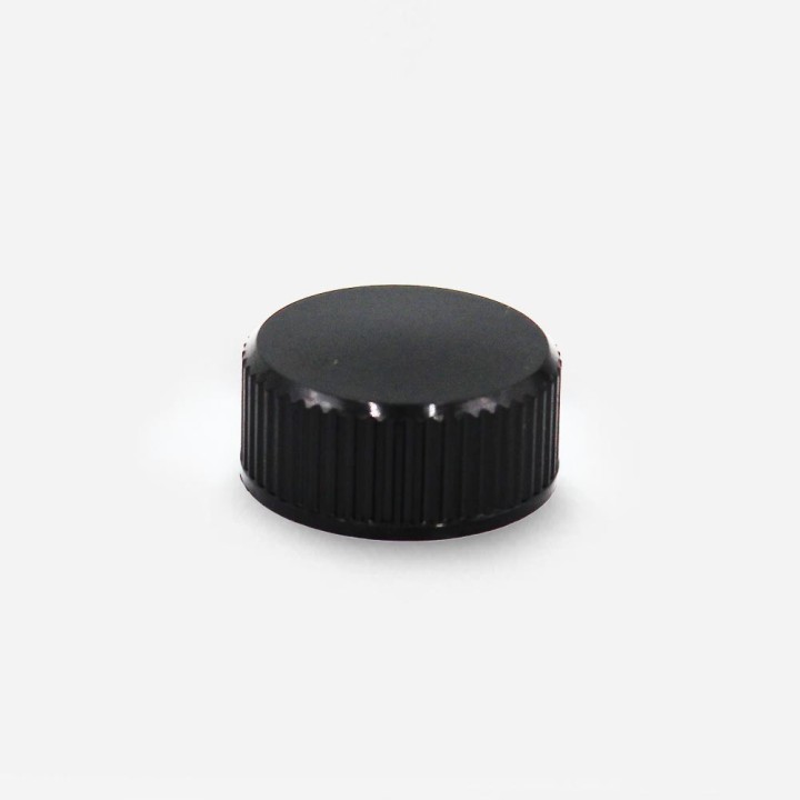 Capsule Bakélite noire PP28 JT caoutchouc autoclavable - forme Basse