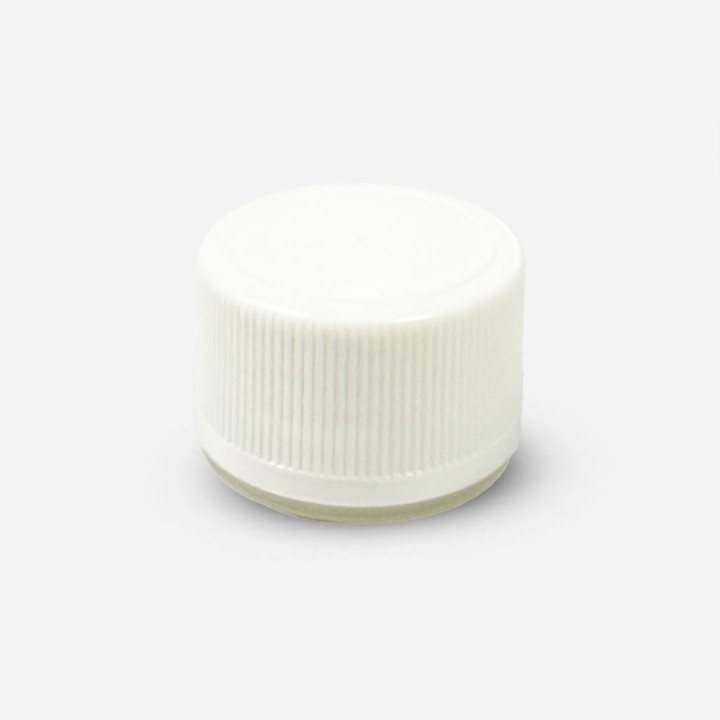 Capsule Vistop PP28 Blanche Striée JT PE Modèle Bormioli