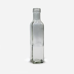 Bouteille Marasca verre transparent pour huile et vinaigre