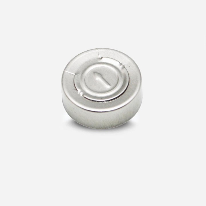 Capsule WI20 Aluminium à sertir et à déchirer vu dessus