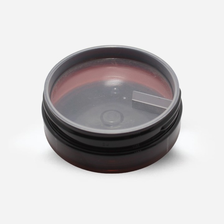 Obturateur PEHD Naturel 70-400 avec languette monté sur pot pet
