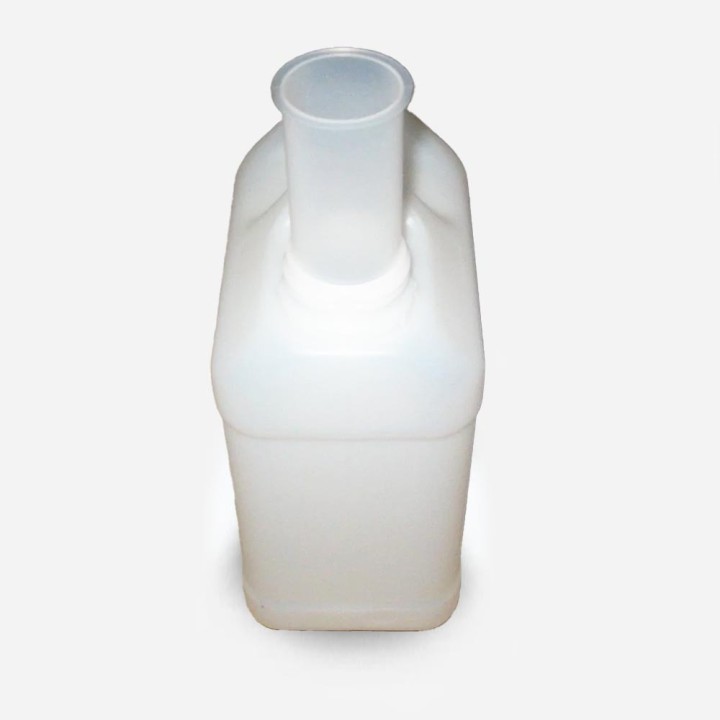 Tube Verseur PEHD Naturel monté sur jerrycan