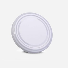 Couvercle TO métal blanc – Fermeture hermétique pot alimentaire
