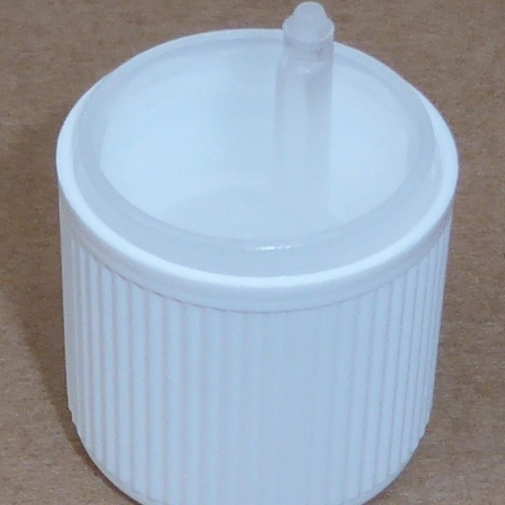 Compte-gouttes DIN18 blanc sécurité insert huileux
