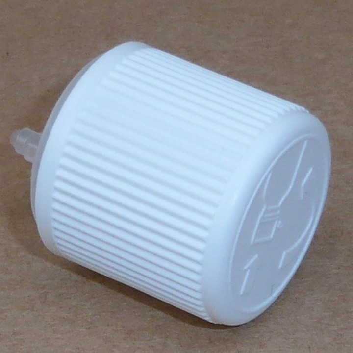 Compte-gouttes DIN18 blanc sécurité insert huileux