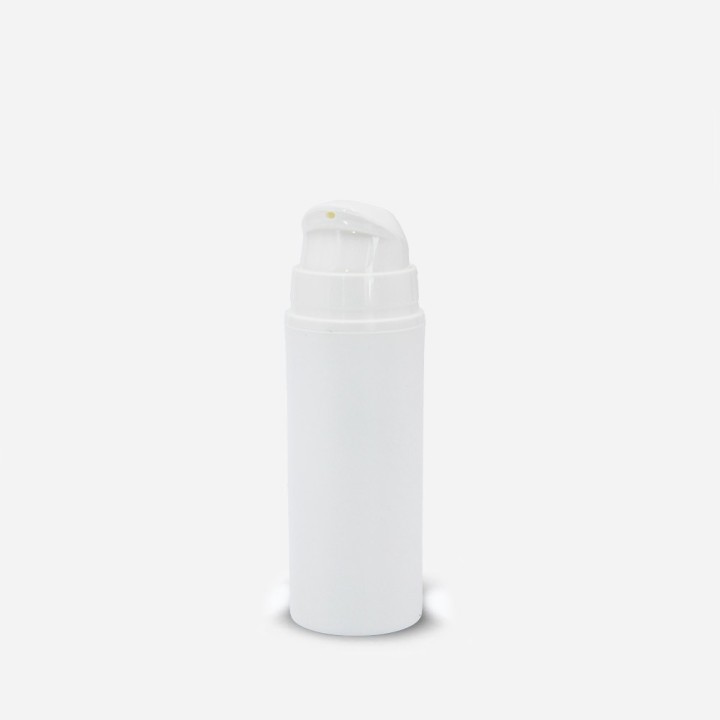 Flacon Mini pearl Airless en PP blanc pour vos cosmétiques
