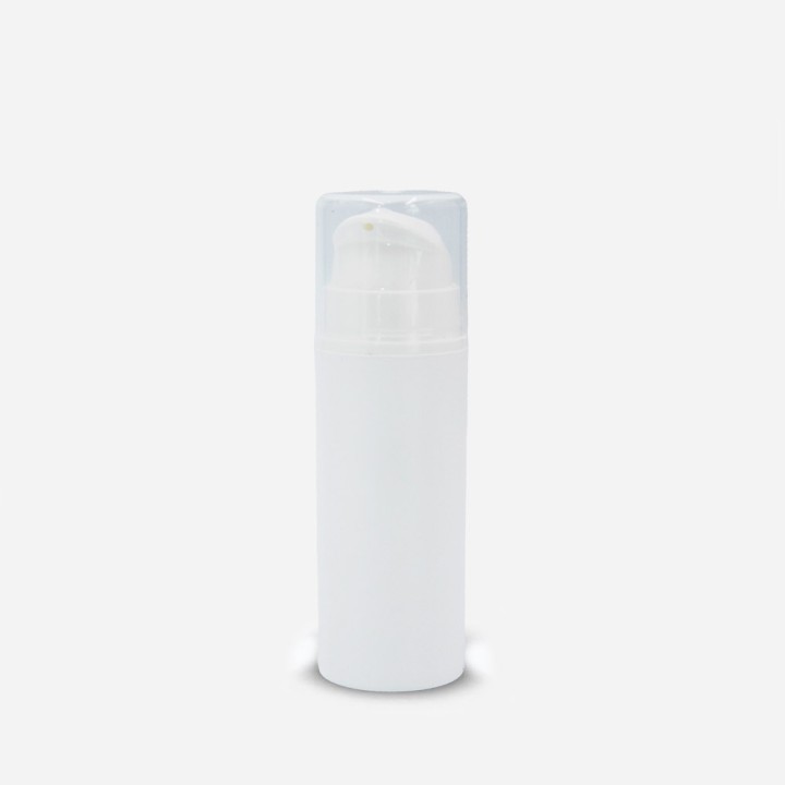 Flacon Mini pearl Airless en PP blanc pour vos cosmétiques