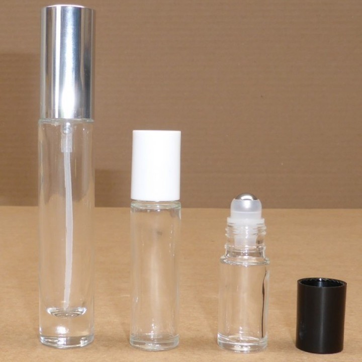 Flacon Seaful verre transparent 15ml