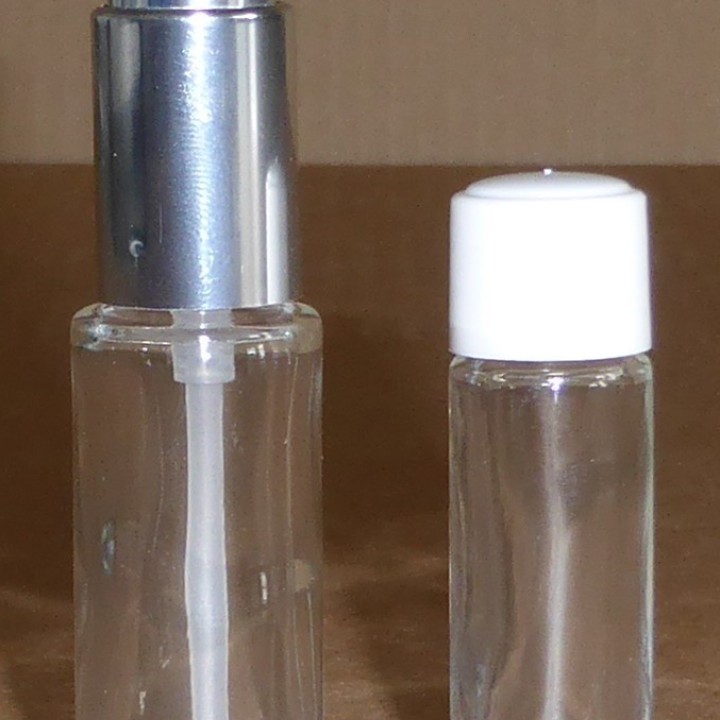 Flacon Seaful verre transparent 15ml