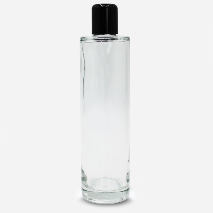 Laura verre 200ml avec capsule thermodure noir monté