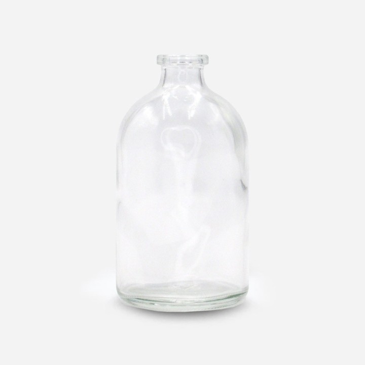 Flacon Antibiotique Verre Transparent – FEA20 à sertir