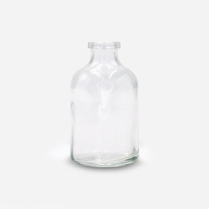 Flacon Antibiotique Verre Transparent – FEA20 à sertir