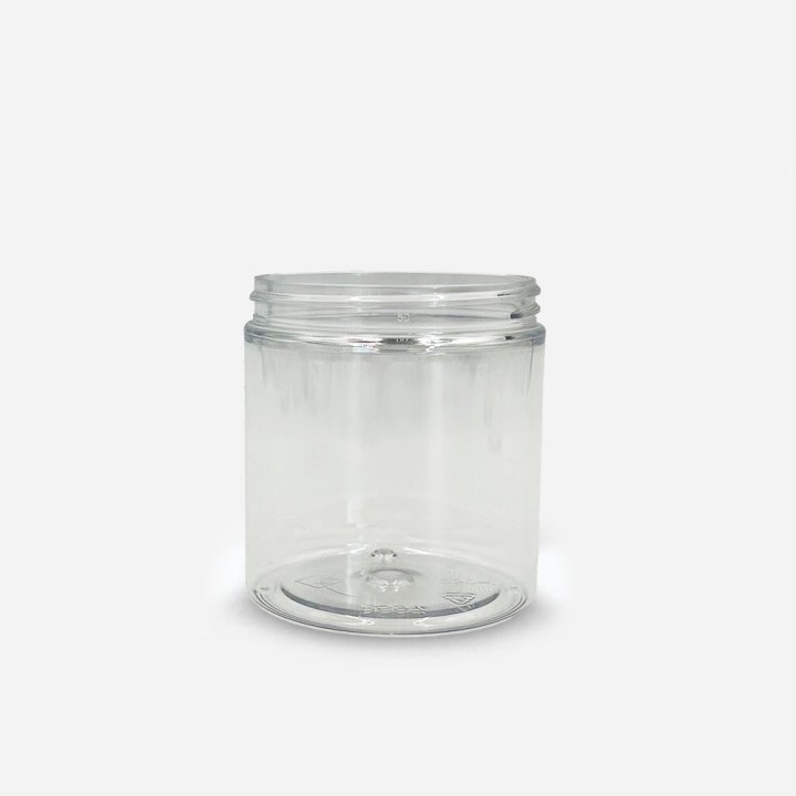 Pot PET Droit cristal 250ml 70-400