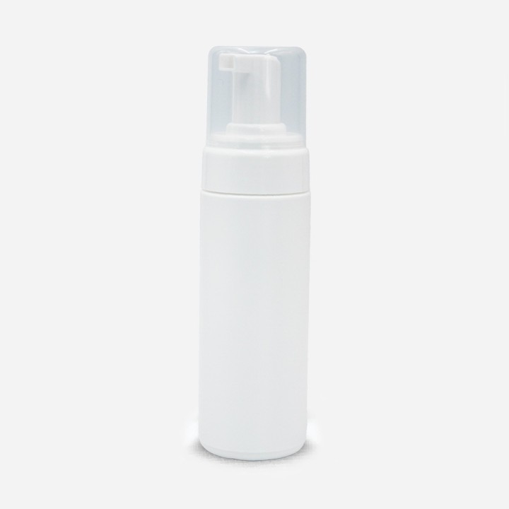 Foamer PEHD Blanc - Flacon Cylindrique en PEHD de 150ml pour Produits Moussants