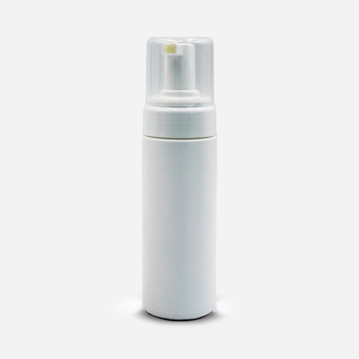 Foamer PEHD Blanc - Flacon Cylindrique en PEHD de 150ml pour Produits Moussants