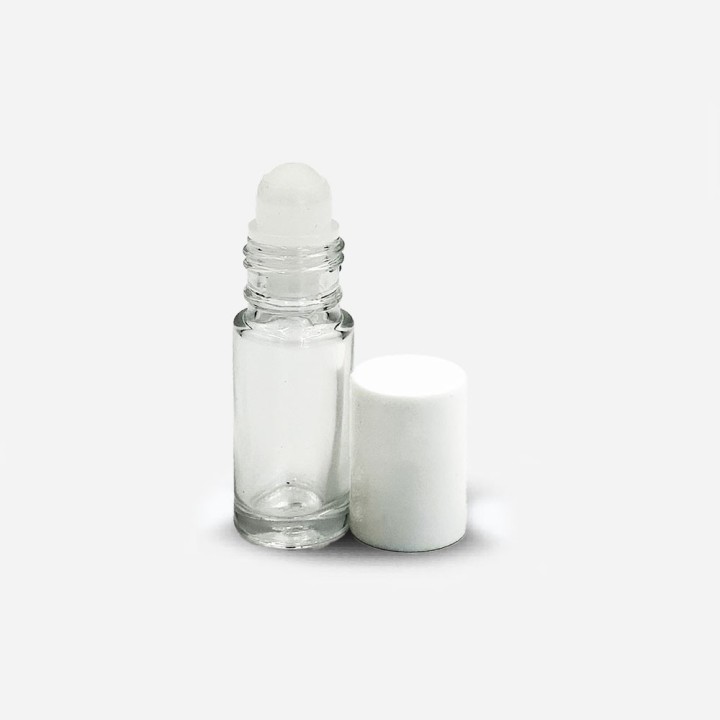 Gange verre 5ml bille PP et capsule blanche