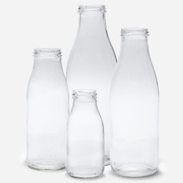 Bouteille Jus de fruit verre transparent Twist Off