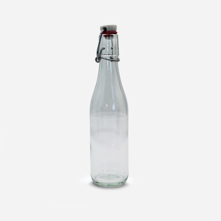 Bouteille de limonade en verre à fermeture mécanique