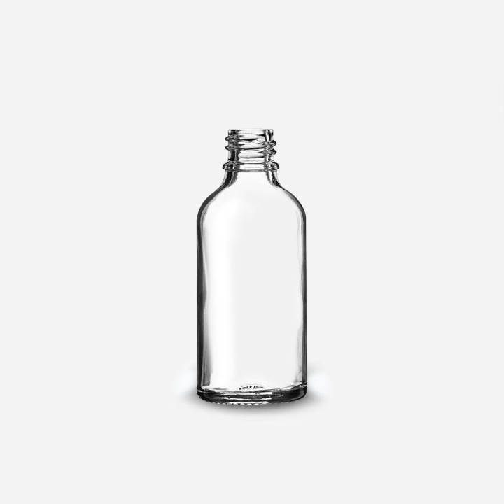 Goutte verre transparent din18 50ml